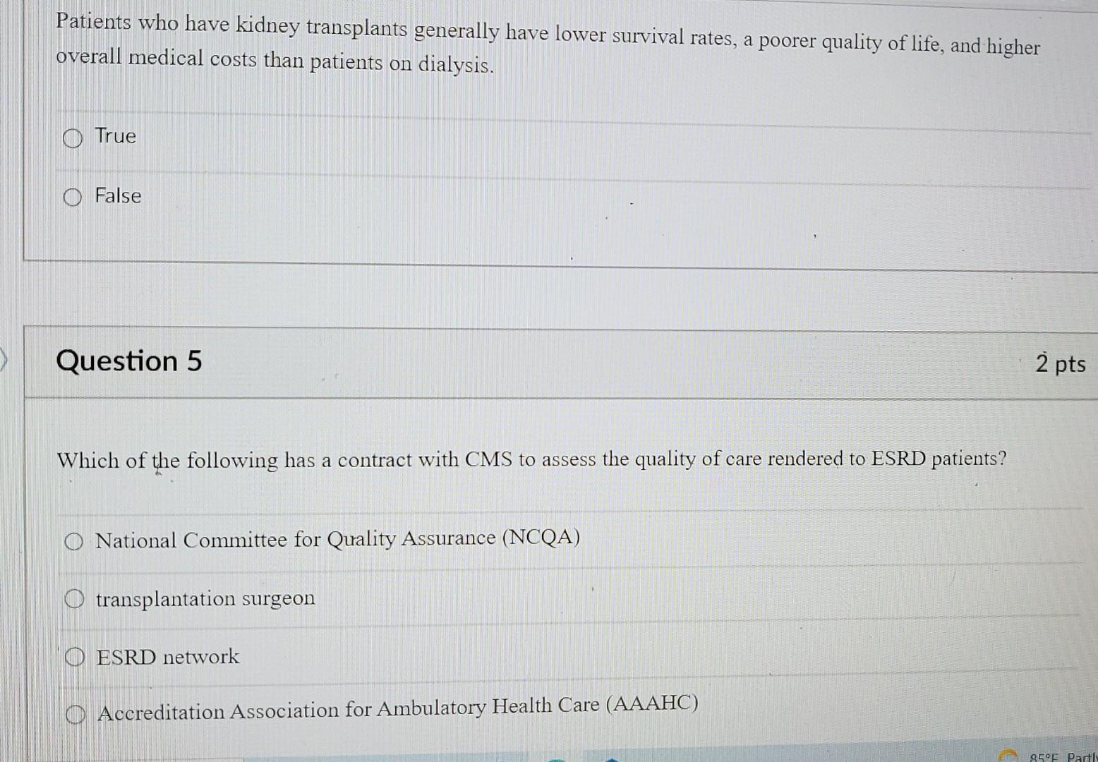 Solved The Conditions of Coverage require that each dialysis | Chegg.com