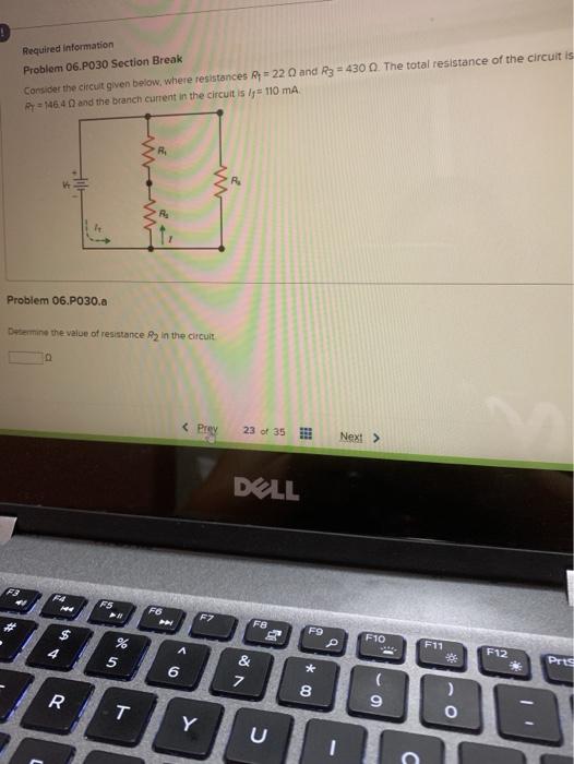 Solved Required Information Problem 06.PO30 Section Break | Chegg.com