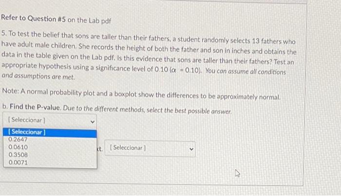 Solved Refer to Question \#5 on the Lab pdf 5. To test the | Chegg.com