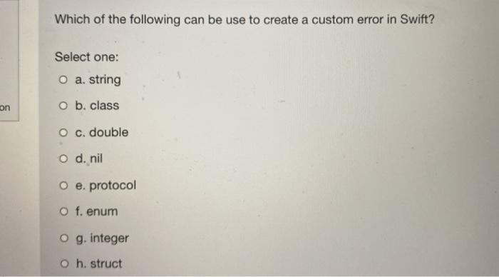 Solved Which of the following can be use to create a custom | Chegg.com