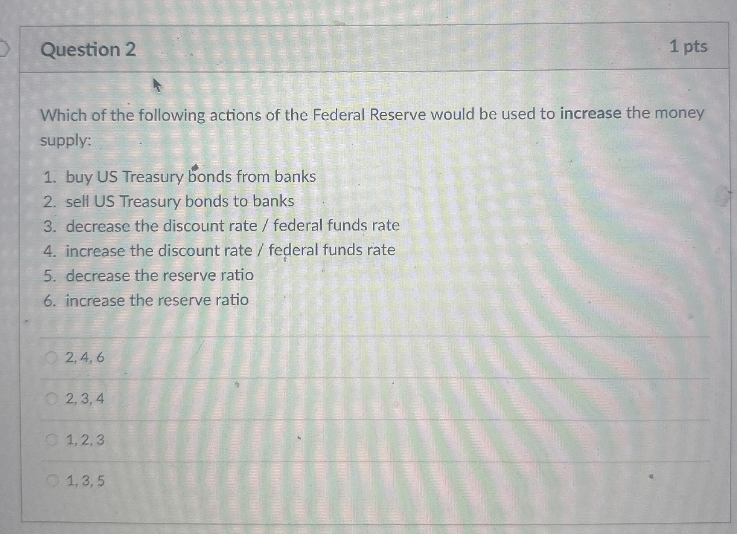 Solved Question 21 ﻿ptsWhich of the following actions of the | Chegg.com