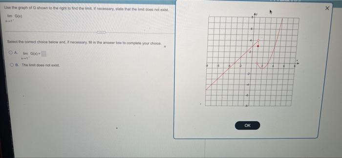 Solved Use The Graph Of G Shown To The Right To Find The | Chegg.com