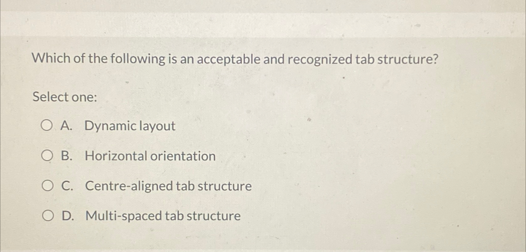 Solved Which of the following is an acceptable and | Chegg.com