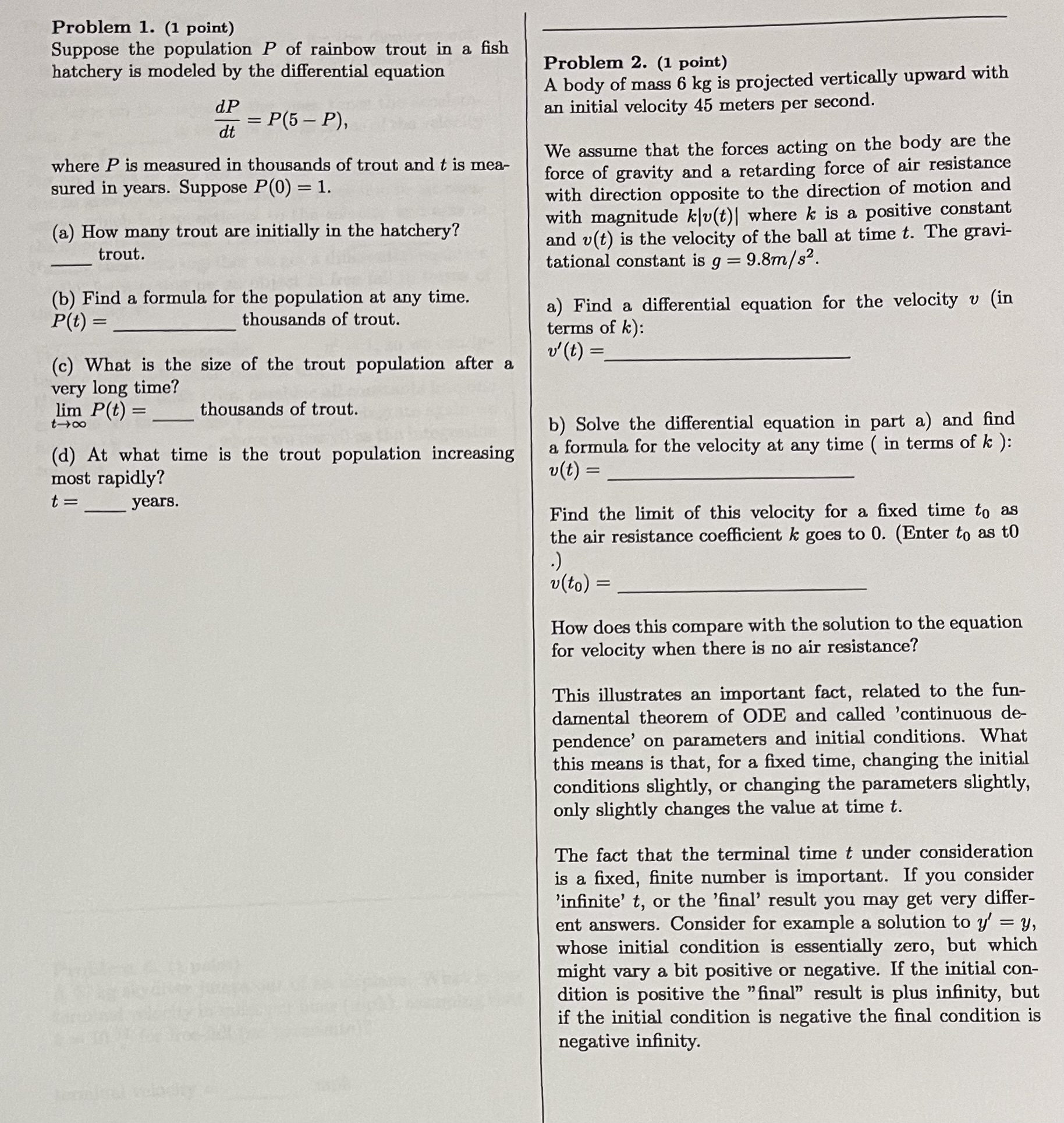 Solved Problem 1 1 ﻿pointsuppose The Population P ﻿of 5975