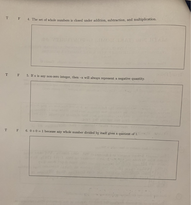 The Set Of Whole Numbers Is Closed Under Addition