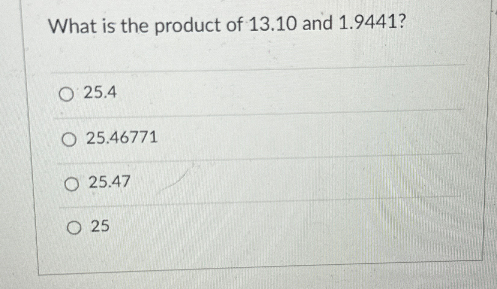 Solved What Is The Product Of 1310 ﻿and