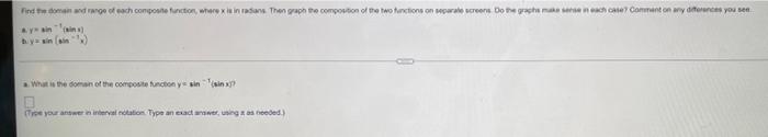 Solved Find the domain and range of each composite function, | Chegg.com