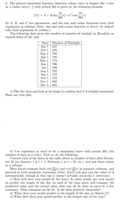 365 2 The General Sinusoidal Function Function 5389