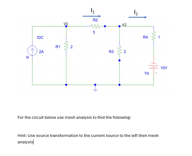 Solve Rlc Using Mesh Analysis Solved For the circuit below use mesh analysis to find the | Chegg.com