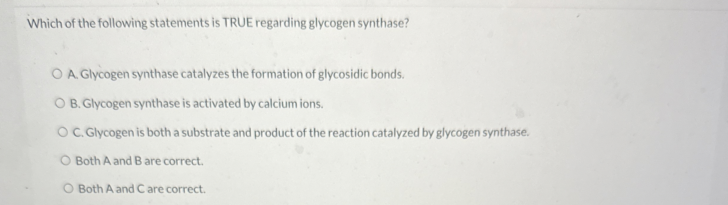 Solved Which of the following statements is TRUE regarding | Chegg.com