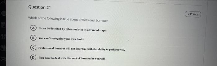 Which of the following is true about professional | Chegg.com