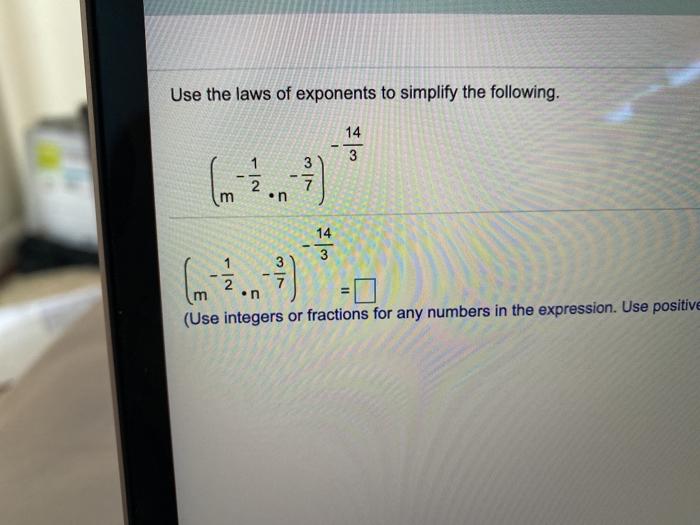 Solved Use the laws of exponents to simplify the following. | Chegg.com