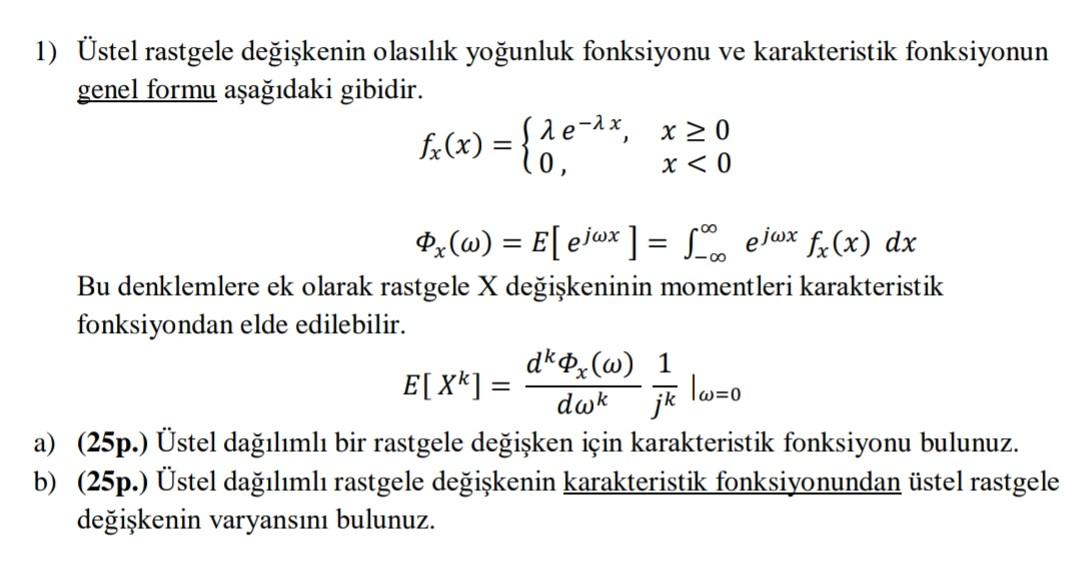 Solved 1) The probability density function of the | Chegg.com