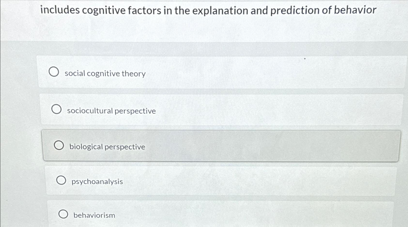 Social cognitive theory online explanation