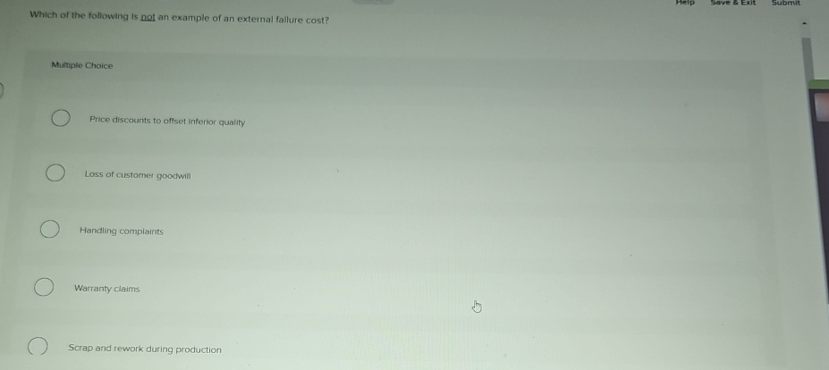 Solved Which of the following is not an example of an | Chegg.com