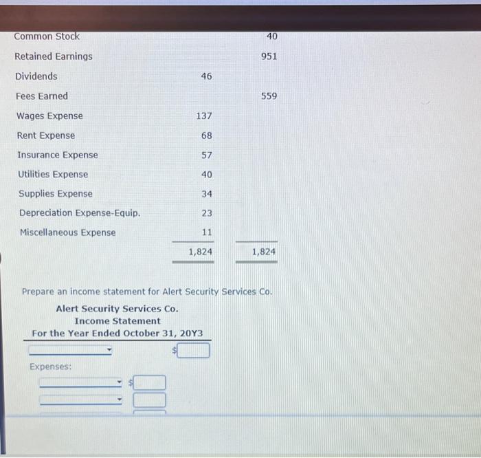 Solved Appendix 1: Financial Statements From an | Chegg.com