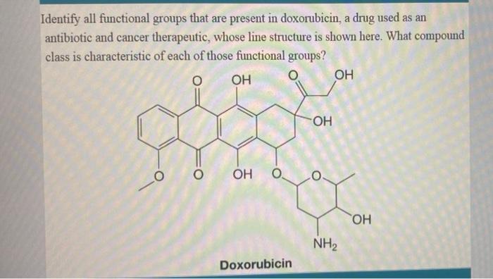 Solved Identify all functional groups that are present in | Chegg.com