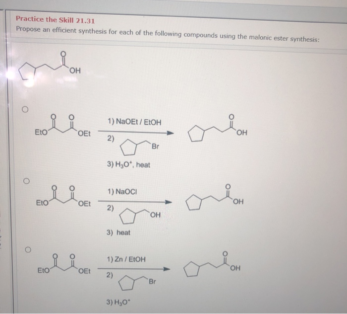 Solved practice the skill 21.31 propose an efficent | Chegg.com