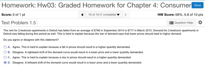 Solved Homework: Hw03: Graded Homework for Chapter 4: | Chegg.com