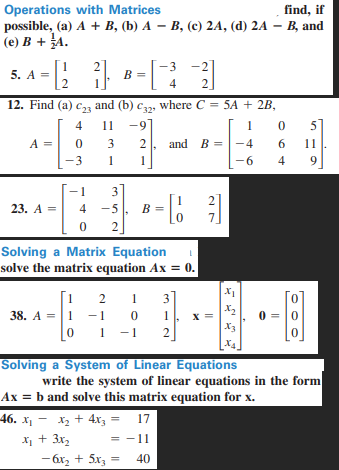 Solved in relation to linear algebra. please show the steps | Chegg.com