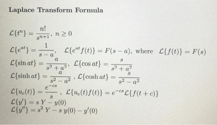 Solved 2 Find The Laplace Transforms F S F T Of Chegg Com