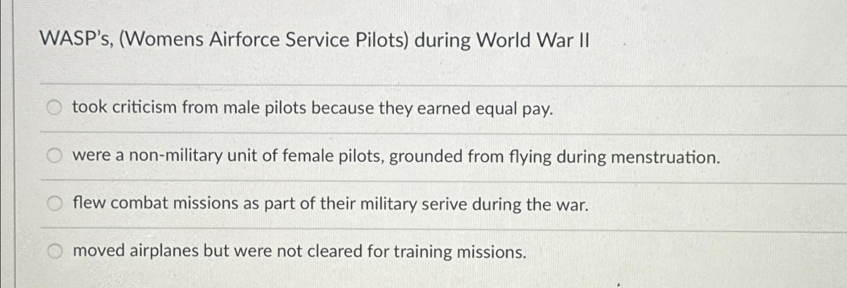 womens airforce service pilots