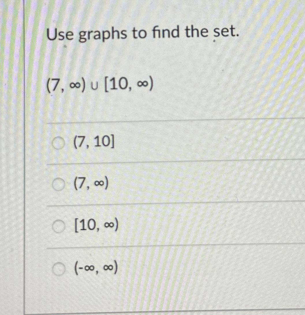 Solved Use graphs to find the | Chegg.com