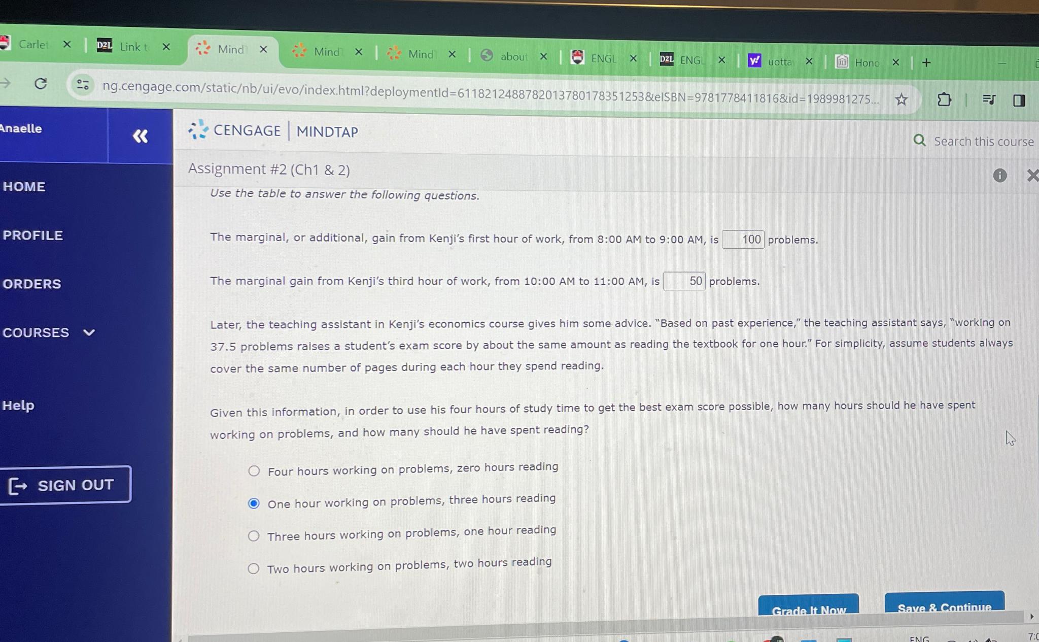 Solved HOMEAssignment #2 (Ch1 ﻿& 2)Use the table to answer | Chegg.com