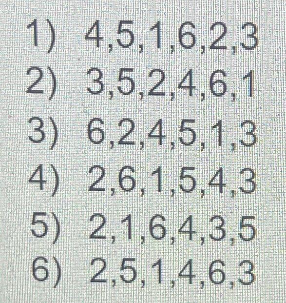 Solved Chose the correct order of steps listed used to | Chegg.com