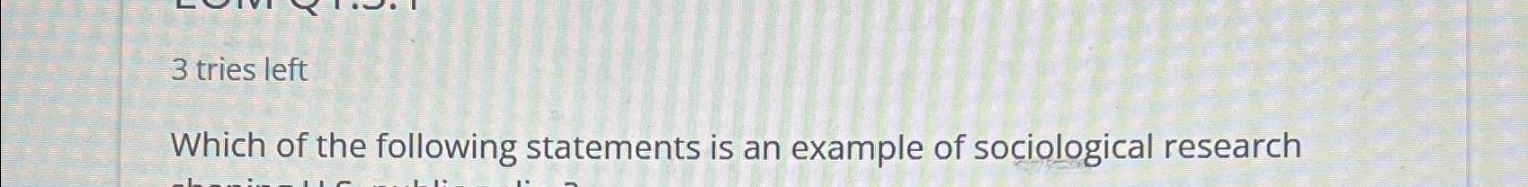 examples of sociological research question