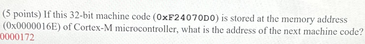 Solved If this 32 -bit machine code (0×F24070D0) ﻿is stored | Chegg.com