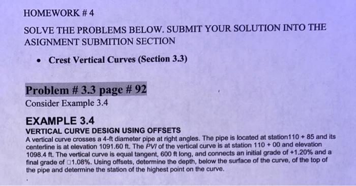 Solved HOMEWORK #4 SOLVE THE PROBLEMS BELOW. SUBMIT YOUR | Chegg.com