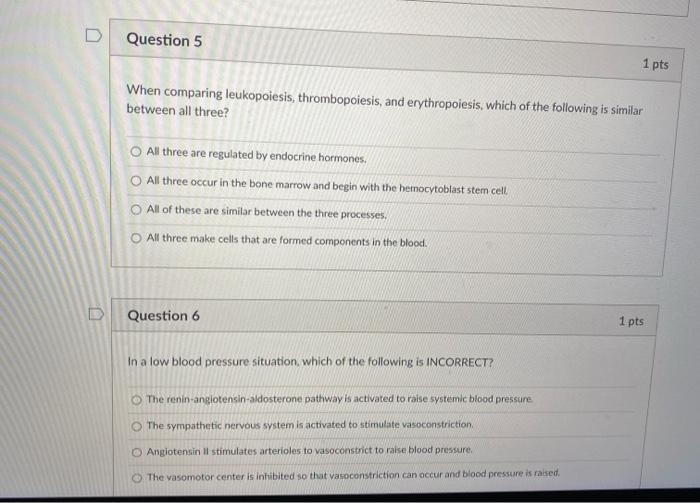 Solved land Othe Question 2 1 pts Which of the following is | Chegg.com