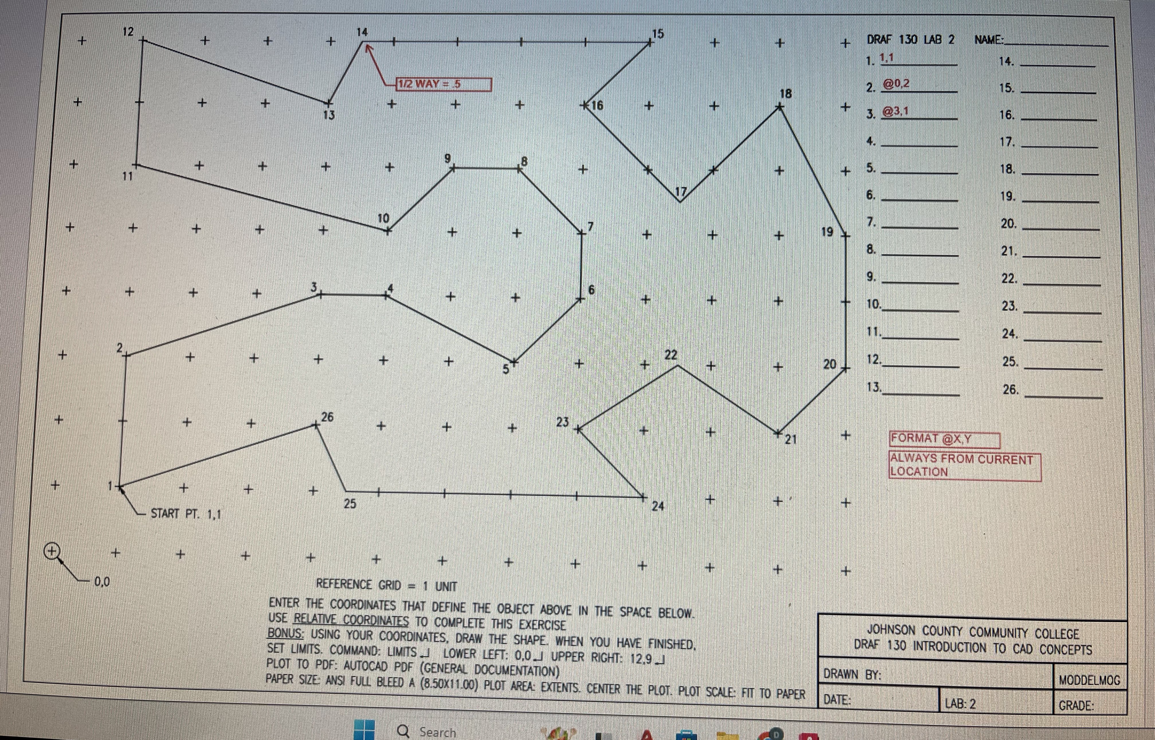 I need help with this autocad lab. I need to use | Chegg.com