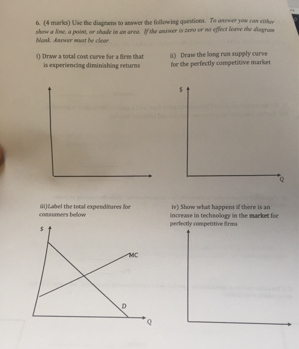 Solved 6. (4 marks) Use the diagrams to answer the following | Chegg.com