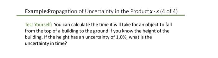 Solved Test Yourself: You Can Calculate The Time It Will | Chegg.com