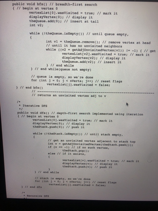 Solved please add comments and write the code in java. | Chegg.com