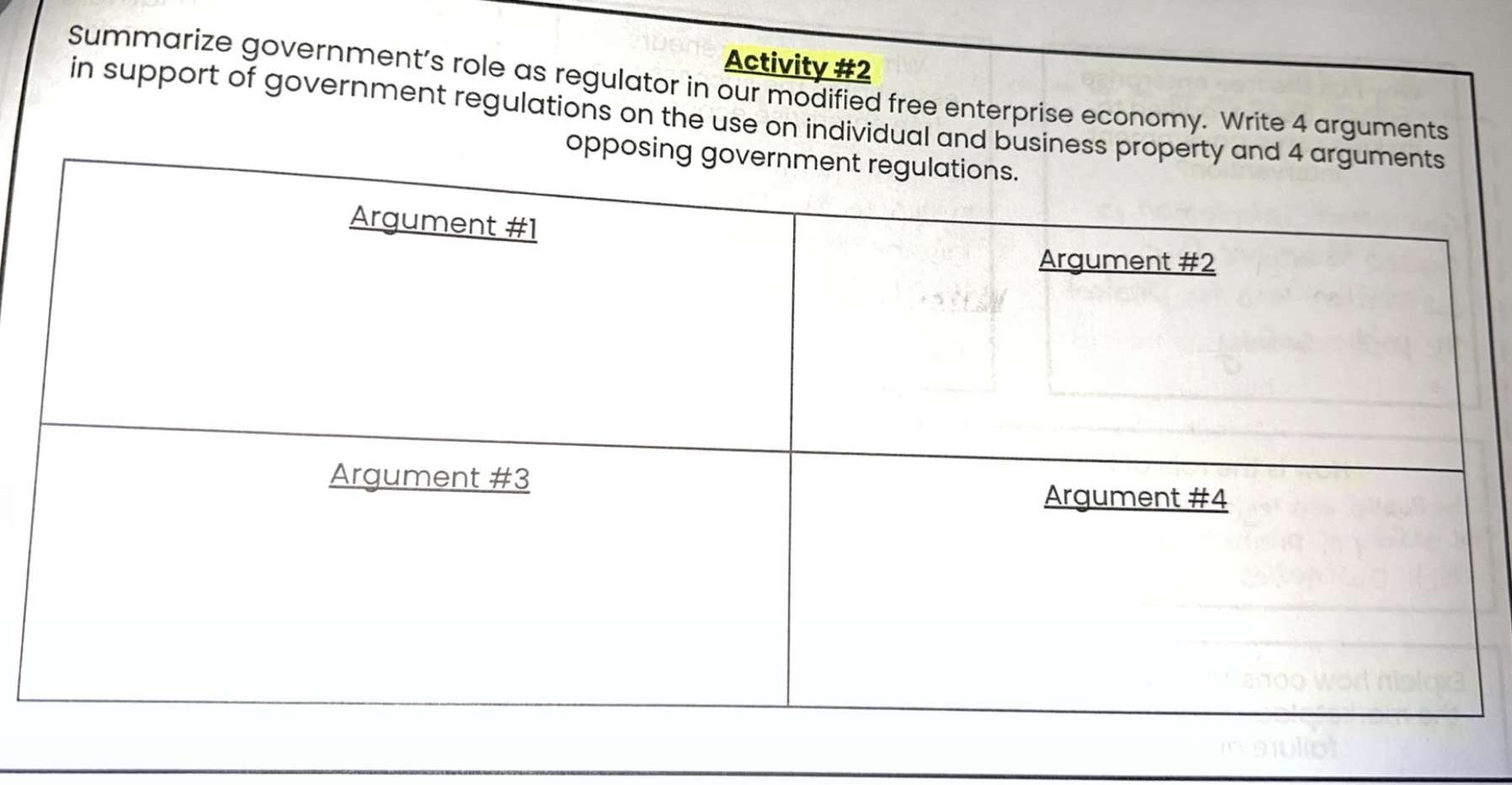 solved-summarize-government-s-role-as-regulatorin-activity-chegg