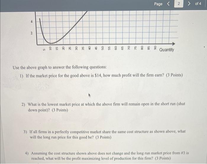 Solved Use the above graph to answer the following | Chegg.com