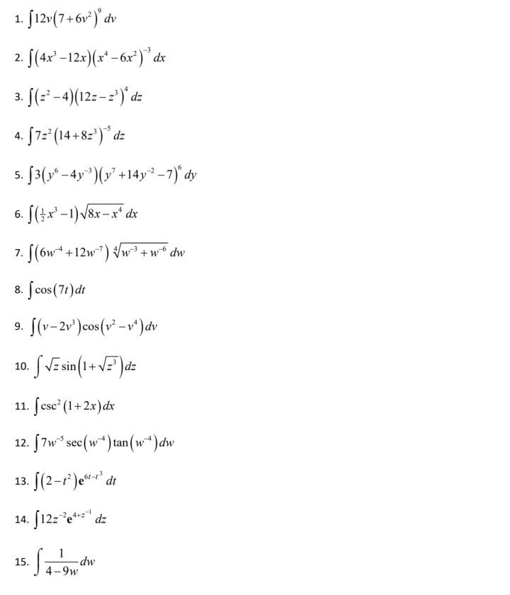 Solved 1 12v 7 6vº Dv 2 5 4x 12x X 6x Dx Chegg Com