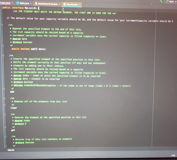 Solved Objectives • Design a data structure that behaves | Chegg.com