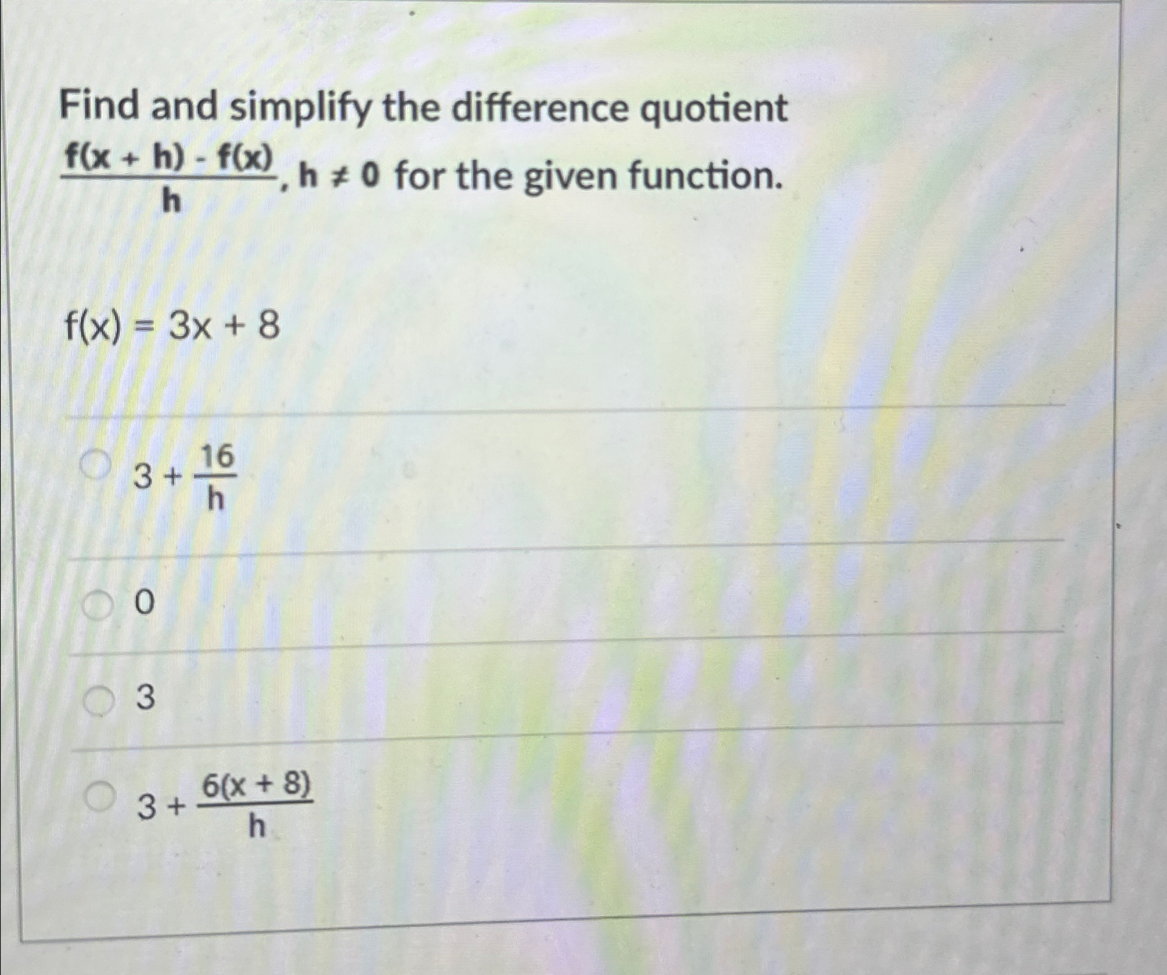 Solved Find and simplify the difference quotient | Chegg.com