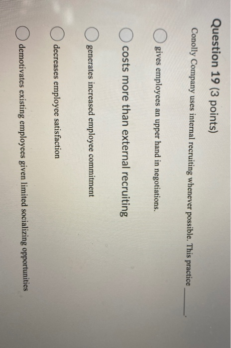 Solved Question 18 (3 points) All of the following are | Chegg.com