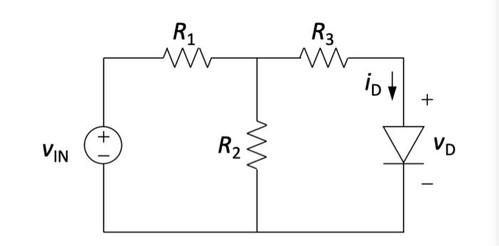 Solved A pn junction diode is connected to the resistive | Chegg.com