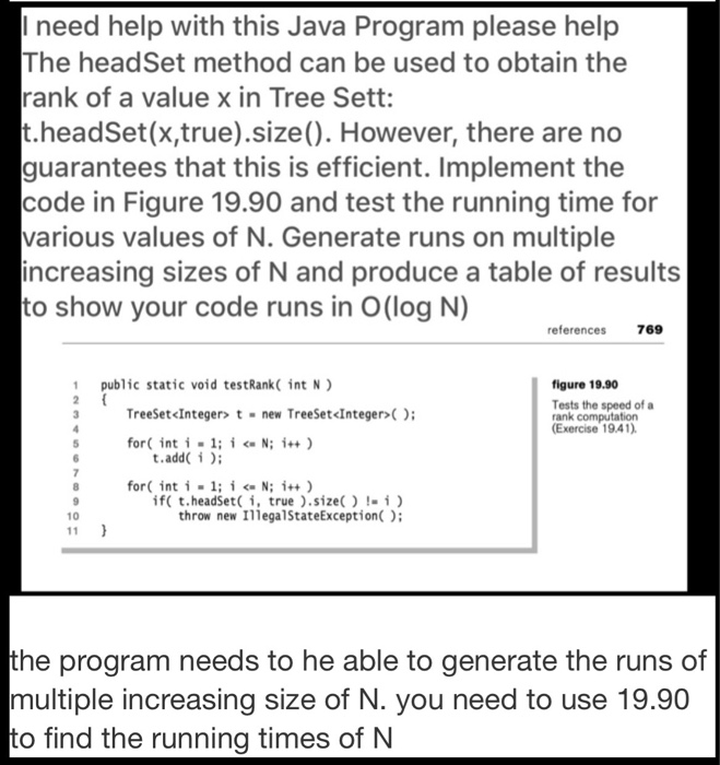 java treeset tutorial: exploring the headset() method... Solved I need help with this Java Program please help The | Chegg.com