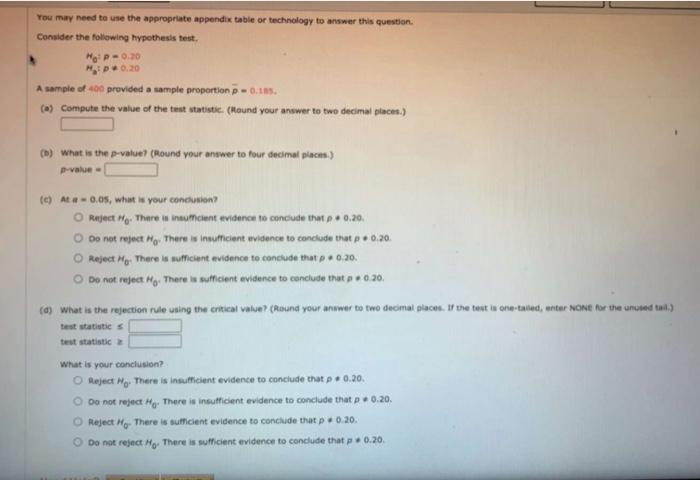 Solved You may need to use the appropriate appendix table of | Chegg.com