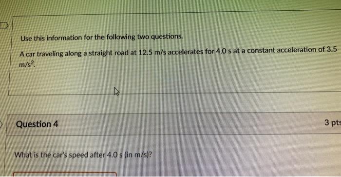 Solved Use this information for the following two questions. | Chegg.com