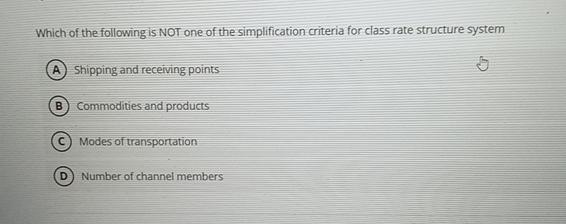 Solved Which of the following is NOT one of the | Chegg.com