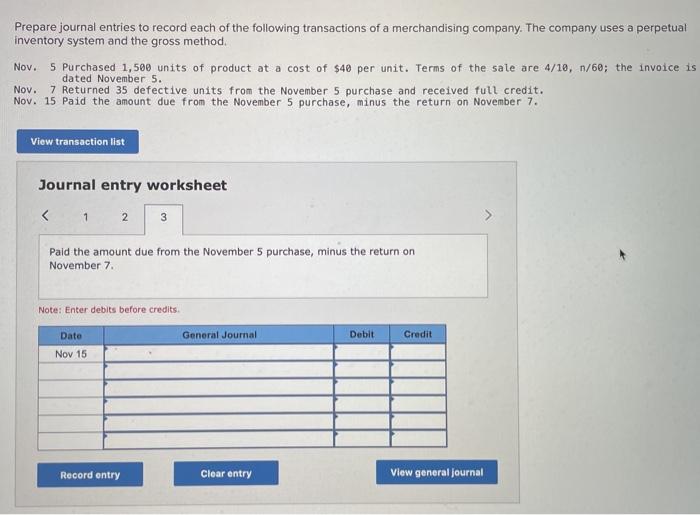 Solved Prepare Journal Entries To Record Each Of The | Chegg.com