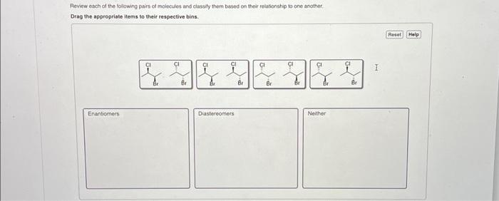 Solved Review each of the following pairs of molecules and | Chegg.com